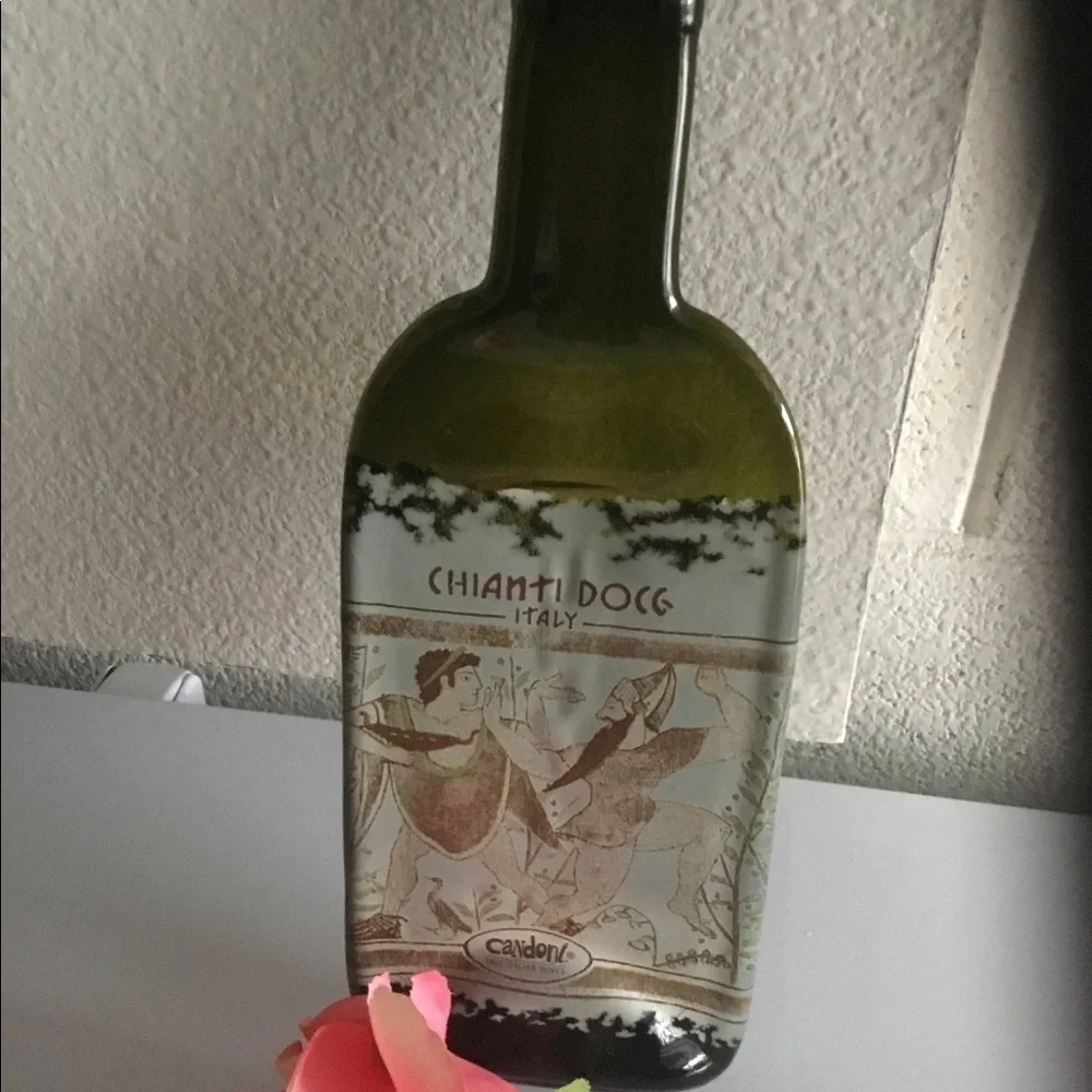 💐MELTED CHIANTI 🍷WINE BOTTLE CHEESE‎ 🧀 TRAY💐